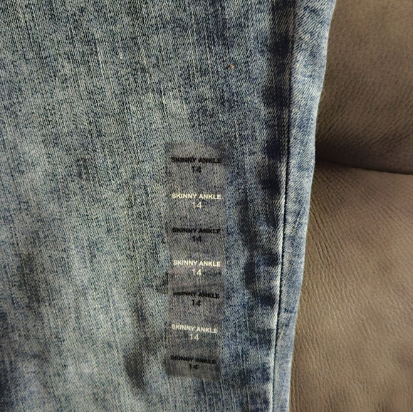 Lauren Conrad High Rise Skinny Ankle Sz 14 Jeans - Picture 6 of 8